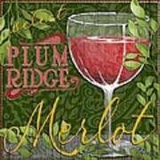 Plum Ridge Merlot Poster