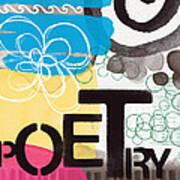 Poetry- Contemporary Abstract Painting Poster