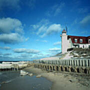 Point Betsie Winter Of '89 Poster