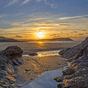 Polzeath Sunset Poster