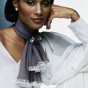 Portrait Of Model Beverly Johnson Poster