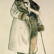 Portrait Of The Opera Singer Feodor Ivanovich Chaliapin Poster