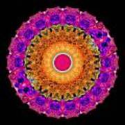 Positive Energy 1 - Mandala Art By Sharon Cummings Poster