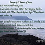 Prayer Of St Francis Of Assisi Poster