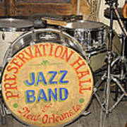 Preservation Hall Jazz Band Drum Poster