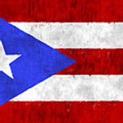 Puerto Rico Flag Poster