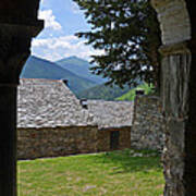 Pyrenees Window Frame Vic Andorra Poster