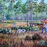 Quail Hunting...a Southern Tradition. Poster