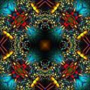 Quasar Kaleidoscope No 1 Poster