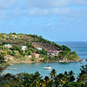Quiet Bay On Saint Lucia Poster