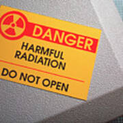 Radiation Hazard Sign Poster