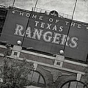 Rangers Ballpark In Arlington Poster