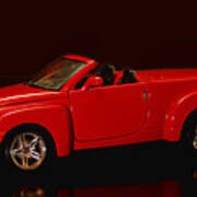 Red Chevy Ssr Poster