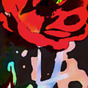 Red Claret - Homage Warhol Poster