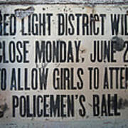 Red Light District Poster