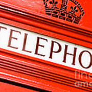 Red Phone Box Poster