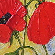 Red Poppies Poster