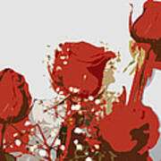 Red Roses Poster