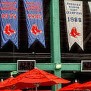 Red Sox Champion Banners Poster