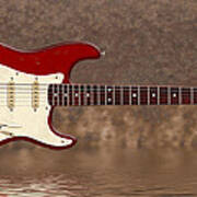 Red Strat 3 Poster