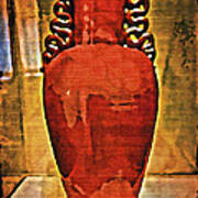 Red Vase Poster