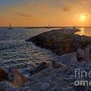 Redondo Beach Sunset Poster