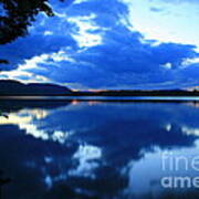 Reflective Blues On Lake Umbagog Poster