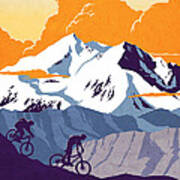 Retro Cycling Poster Live To Ride Ride To Live Poster