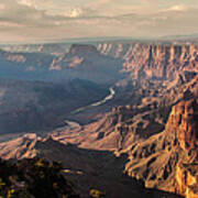 River Through Grand Canyon Poster