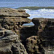 Rock Art On The Florida Coast Poster