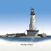 Rock Of Ages Lighthouse Titled Poster