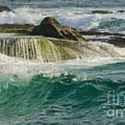 Rocky California Coastline Poster