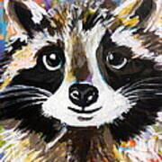 Rocky The Raccoon Poster