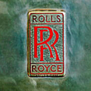 Rolls-royce Emblem -1801c Poster