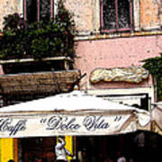 Rome Cafe Italy Poster