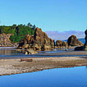 Ruby Beach Seastacks Poster