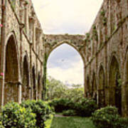 Ruins Abbaye De Beauport Paimpol Bretagne Poster