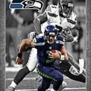 Russell Wilson Seahawks Poster