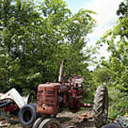 Rusty Dusty Trusty Tractors Poster