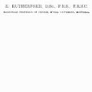 Rutherford Title Page Poster