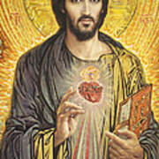 Sacred Heart Of Jesus Olmc Poster