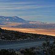 Saline Valley Byway Sunset November 17 2014 Poster