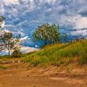 Sand Dunes At Indian Dunes National Lakeshore Poster