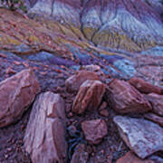 Sand Stone Rock Formation In Sw Usa Poster