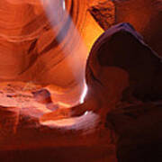 Sandstone Flare - Antelope Canyon Poster