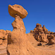 Sandstone Hoodoos In Goblin Valley Poster