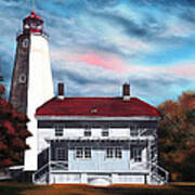 Sandy Hook Lighthouse Poster