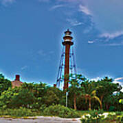 Sanibel Island Lighthouse Poster