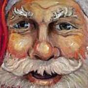 Santa Closeup Poster