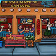 Santa Fe Restaurant Tyler Poster